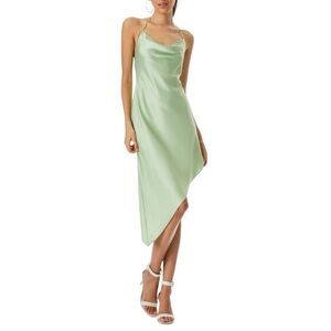 Alice & Olivia Harmony drapey asymmetrical mood dress size 6 excellent condition